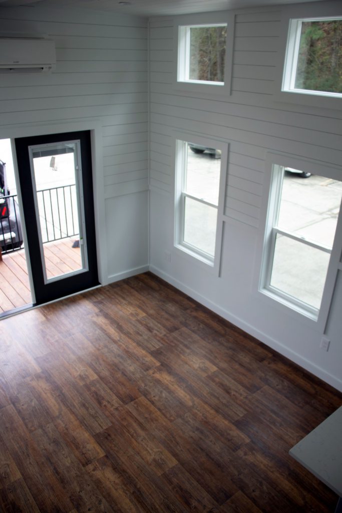 The Harvest - Living room - Mustard Seed Tiny Homes